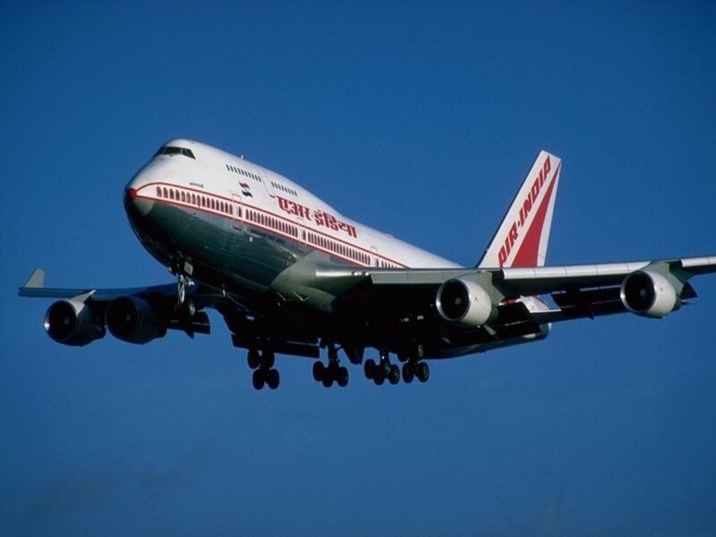 Air India Boeing 747 — Blue, Calm
