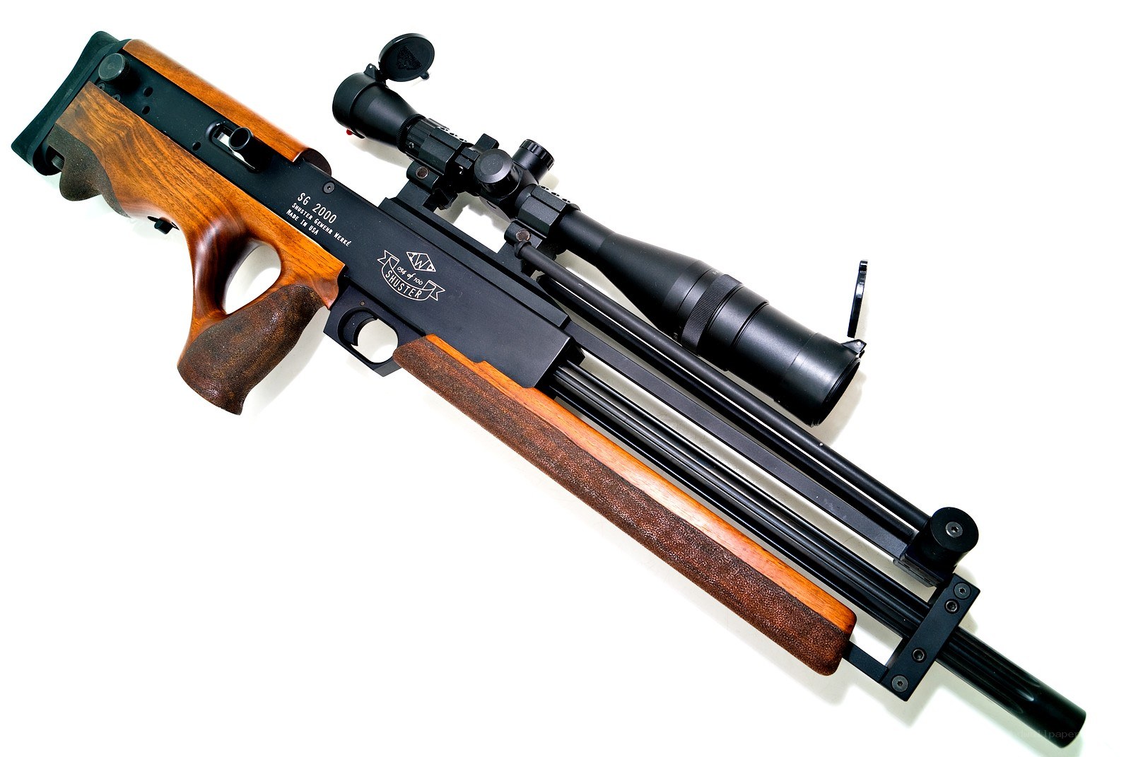 air rifle with scope