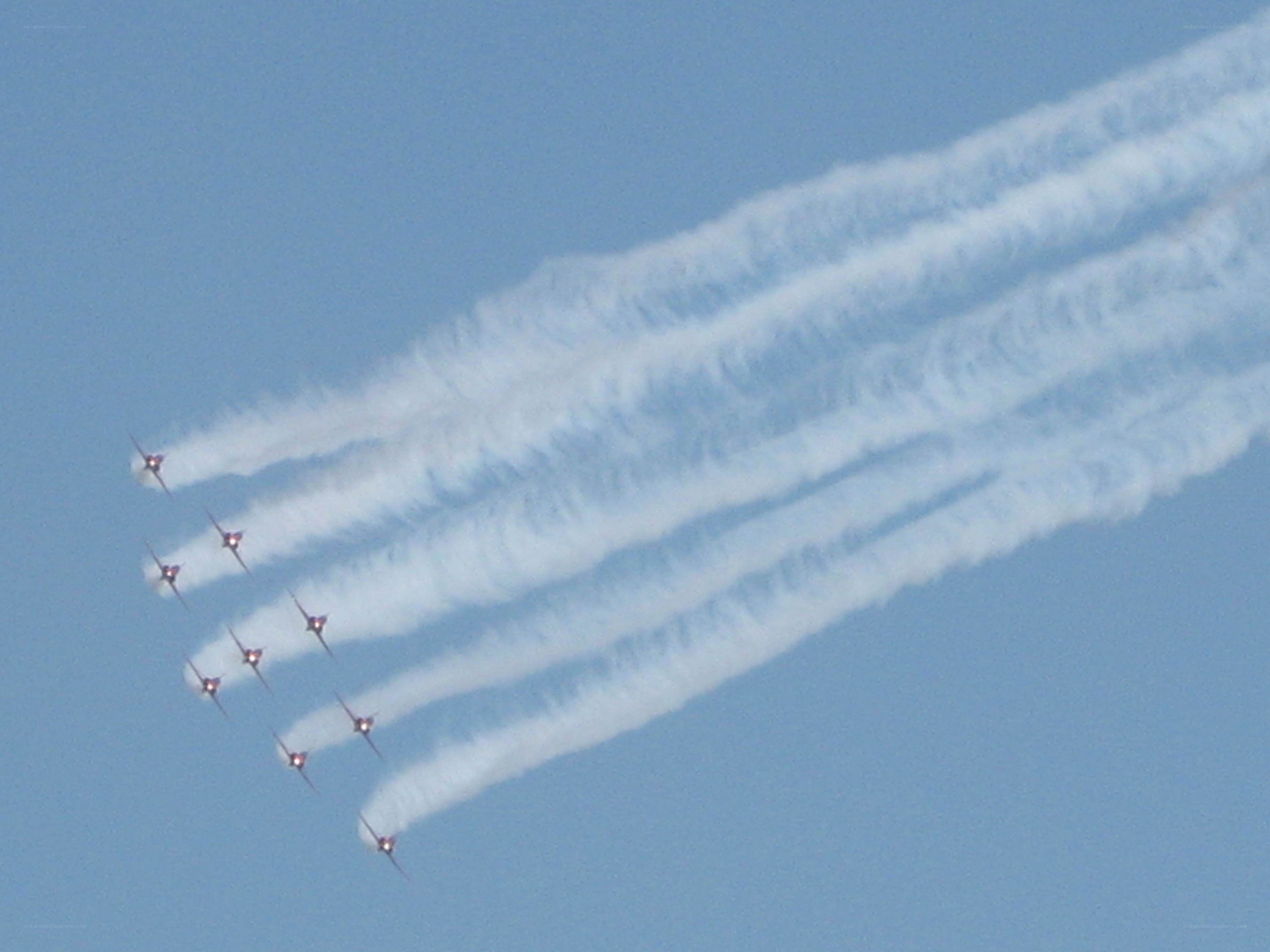 air show jet formation