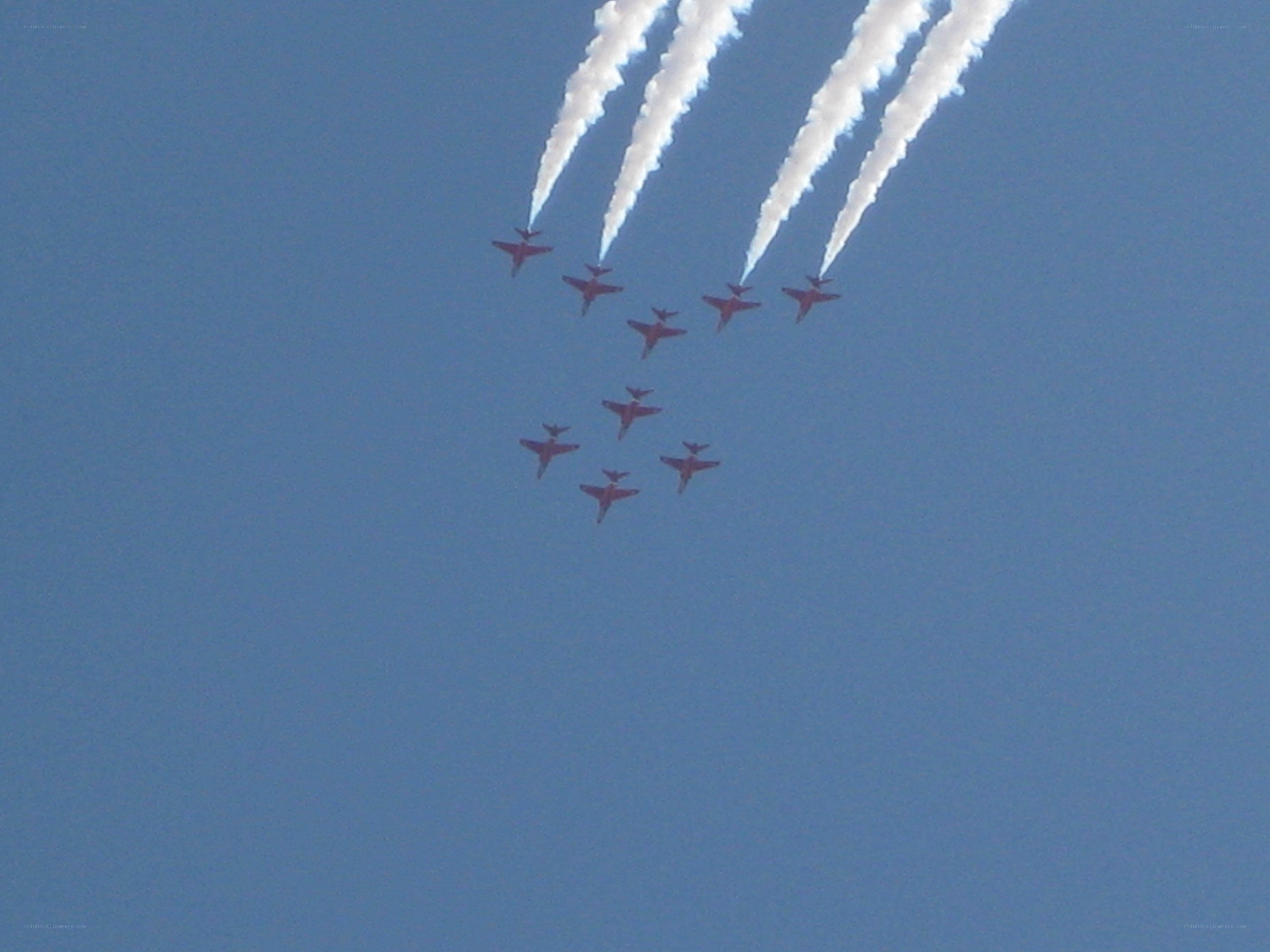 air show jet formation