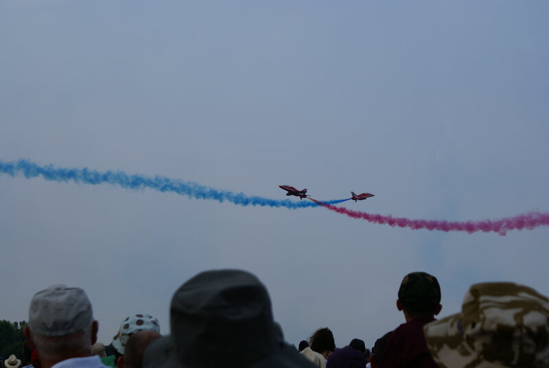 Air show with jets