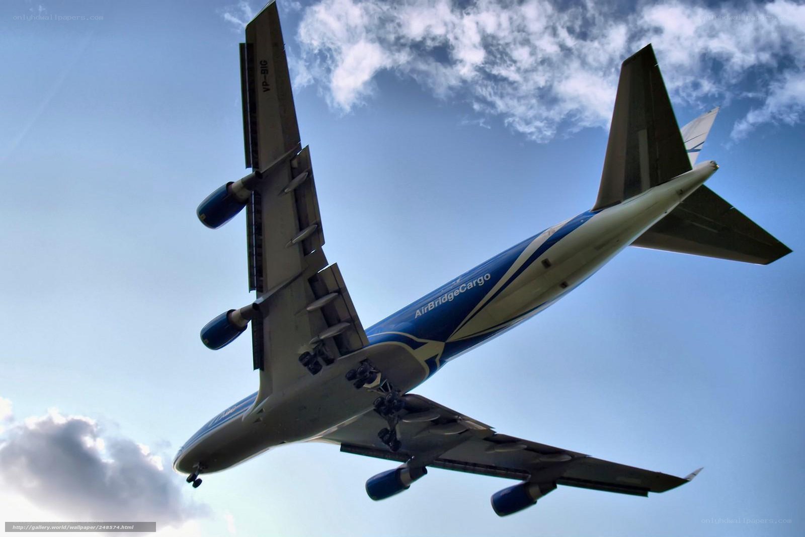 AirBridgeCargo aircraft in flight