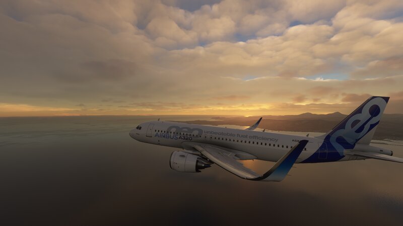 Airbus A320 Airplane — White