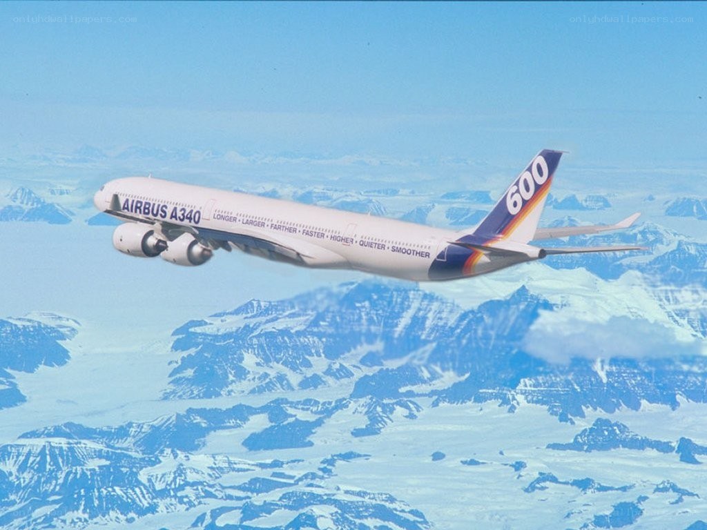 Airbus A340 in flight