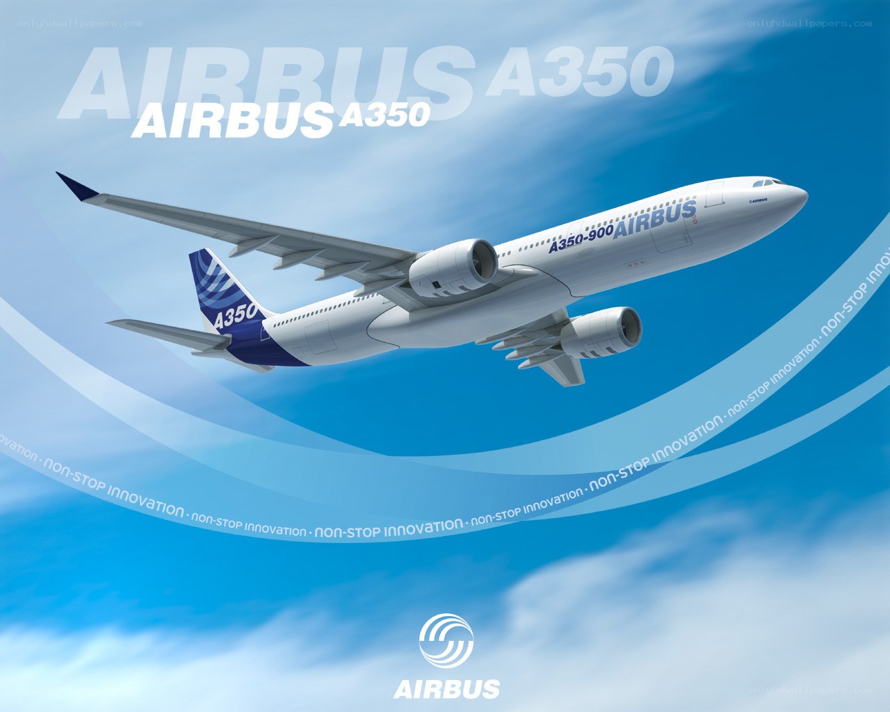 Airbus A350 in flight
