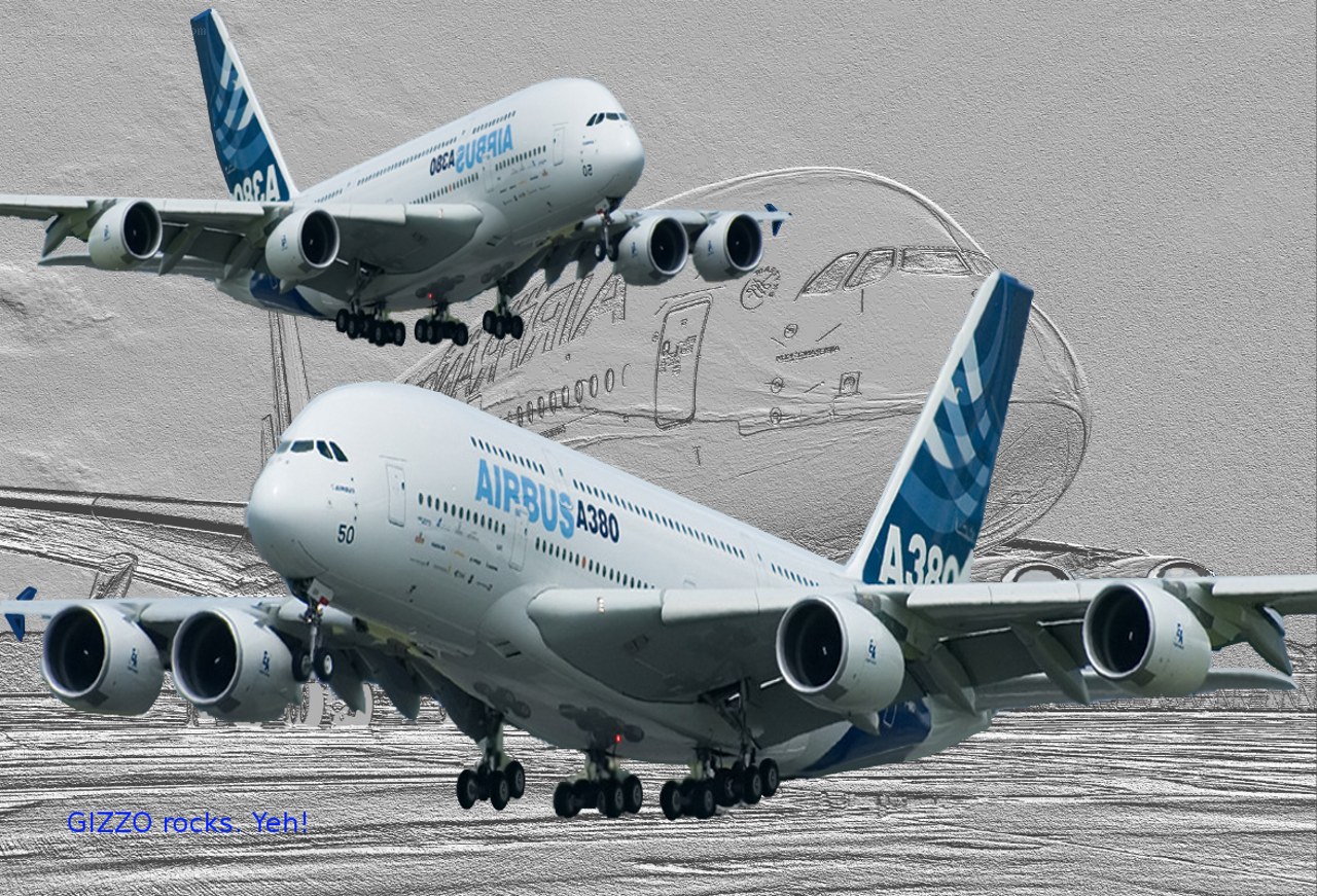 Airbus A380 aircraft
