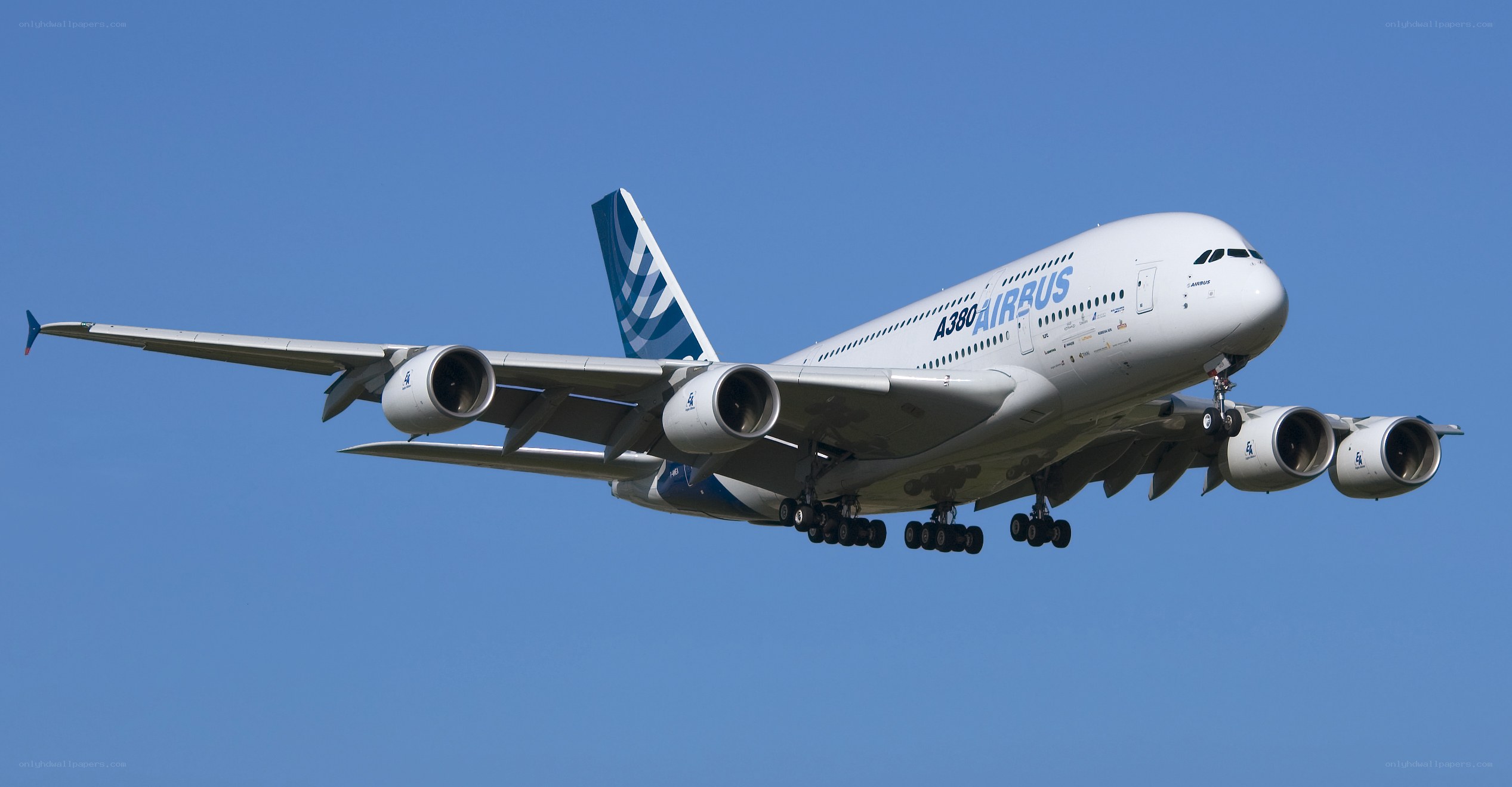 Airbus A380 in flight