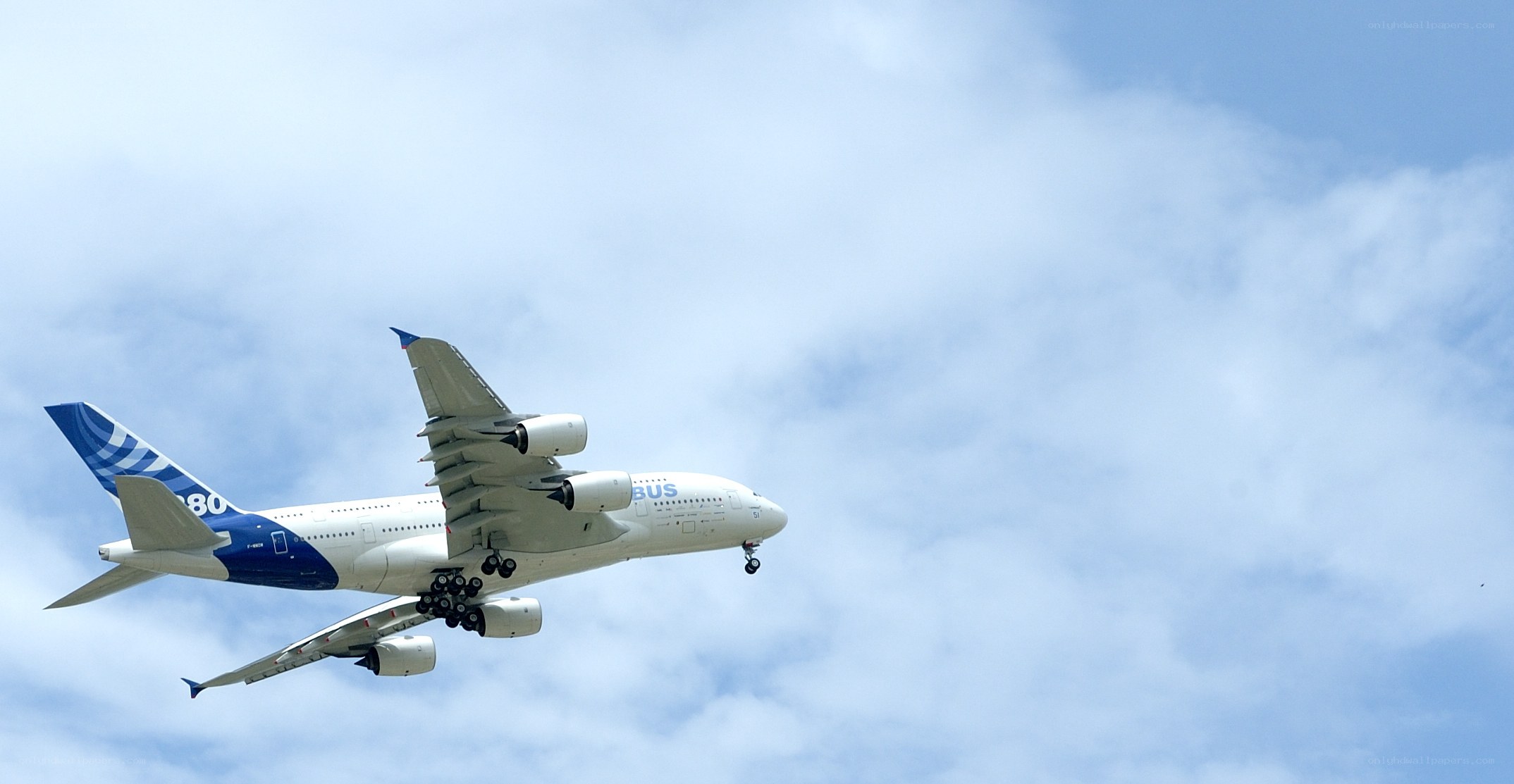 Airbus A380 in flight