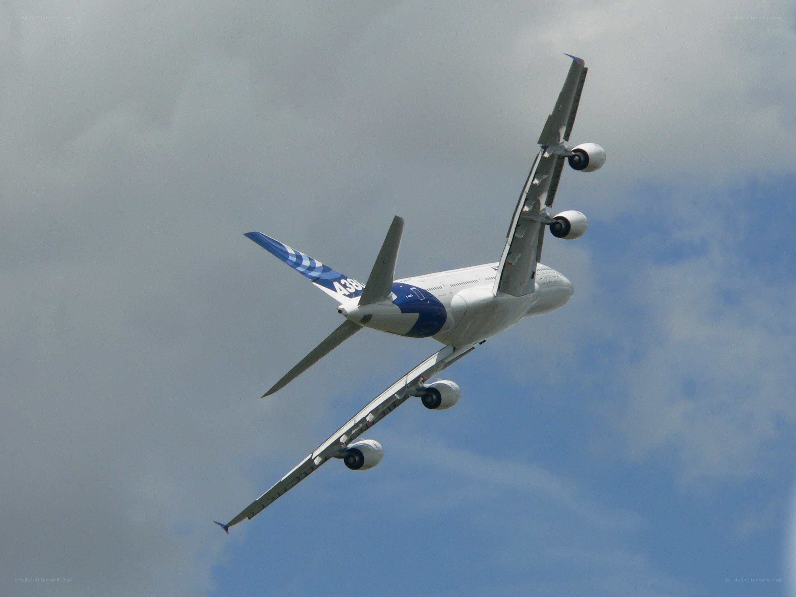 Airbus A380 in flight