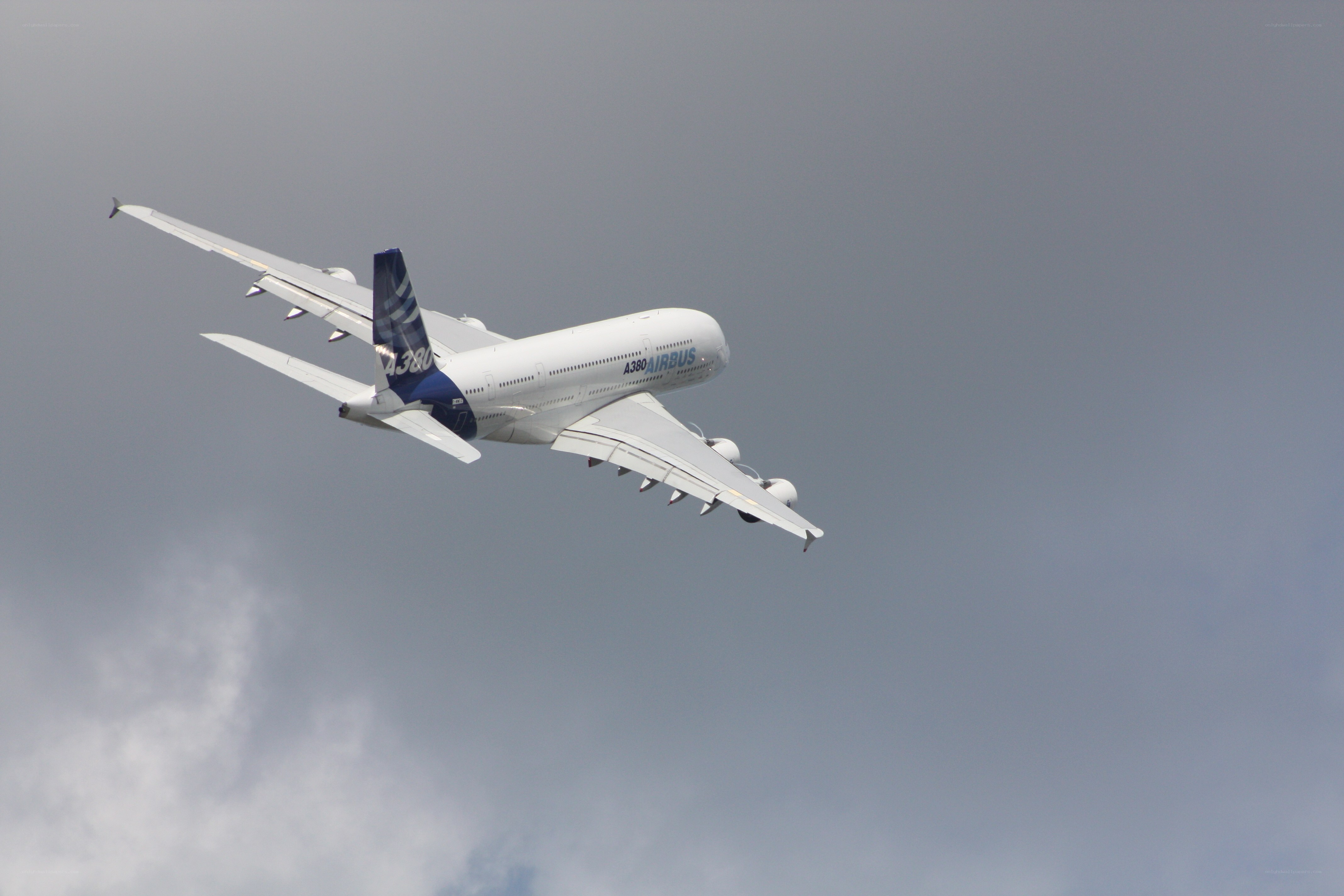 Airbus A380 in flight