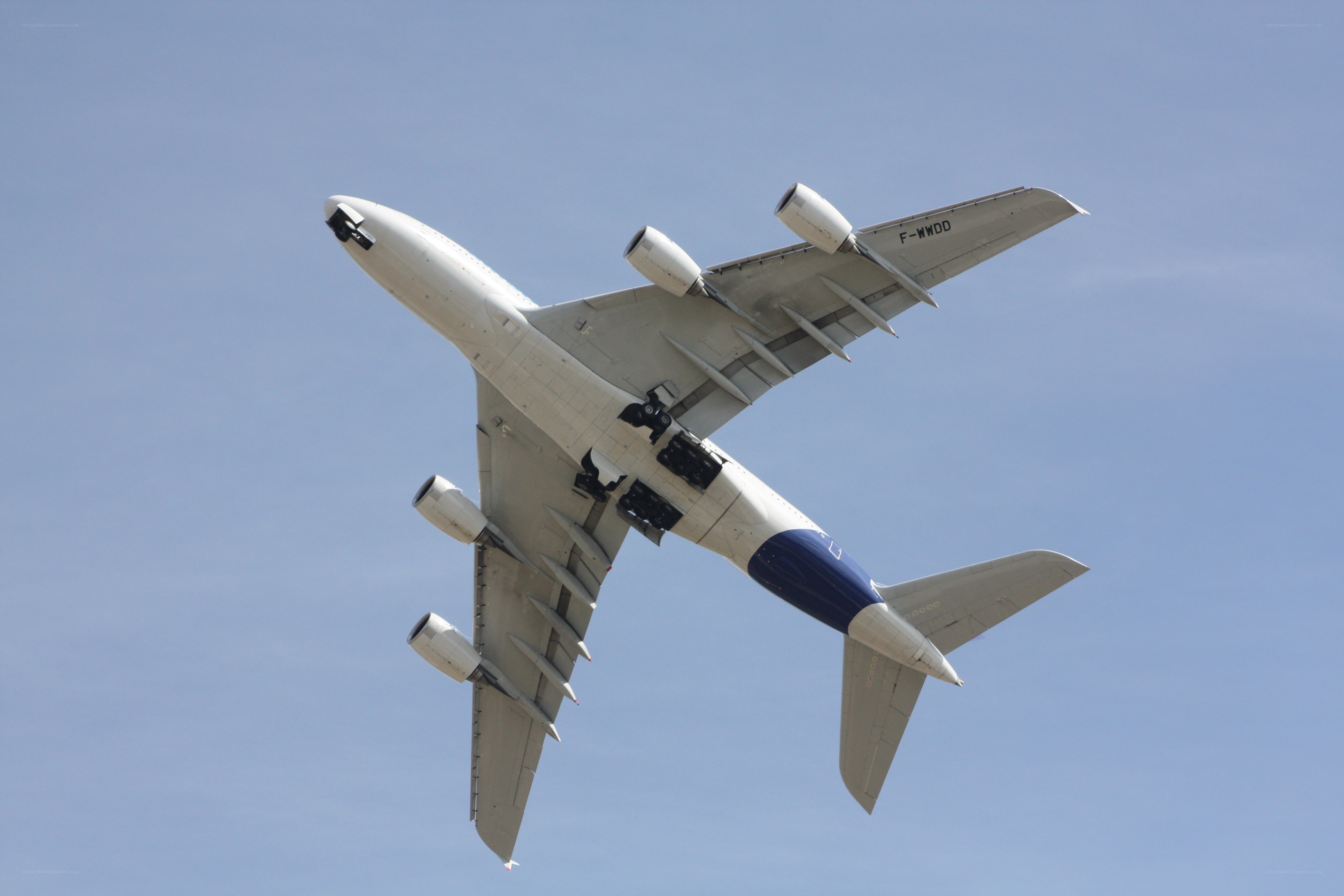 Airbus A380 in flight