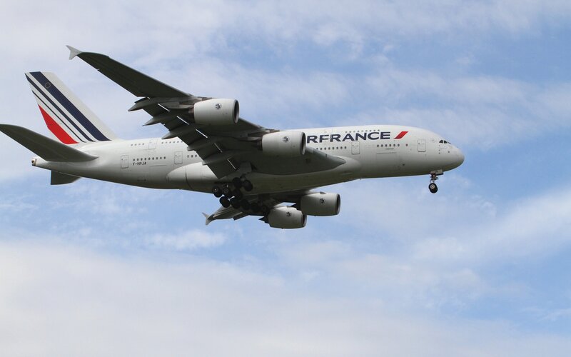 Airbus A380 in flight