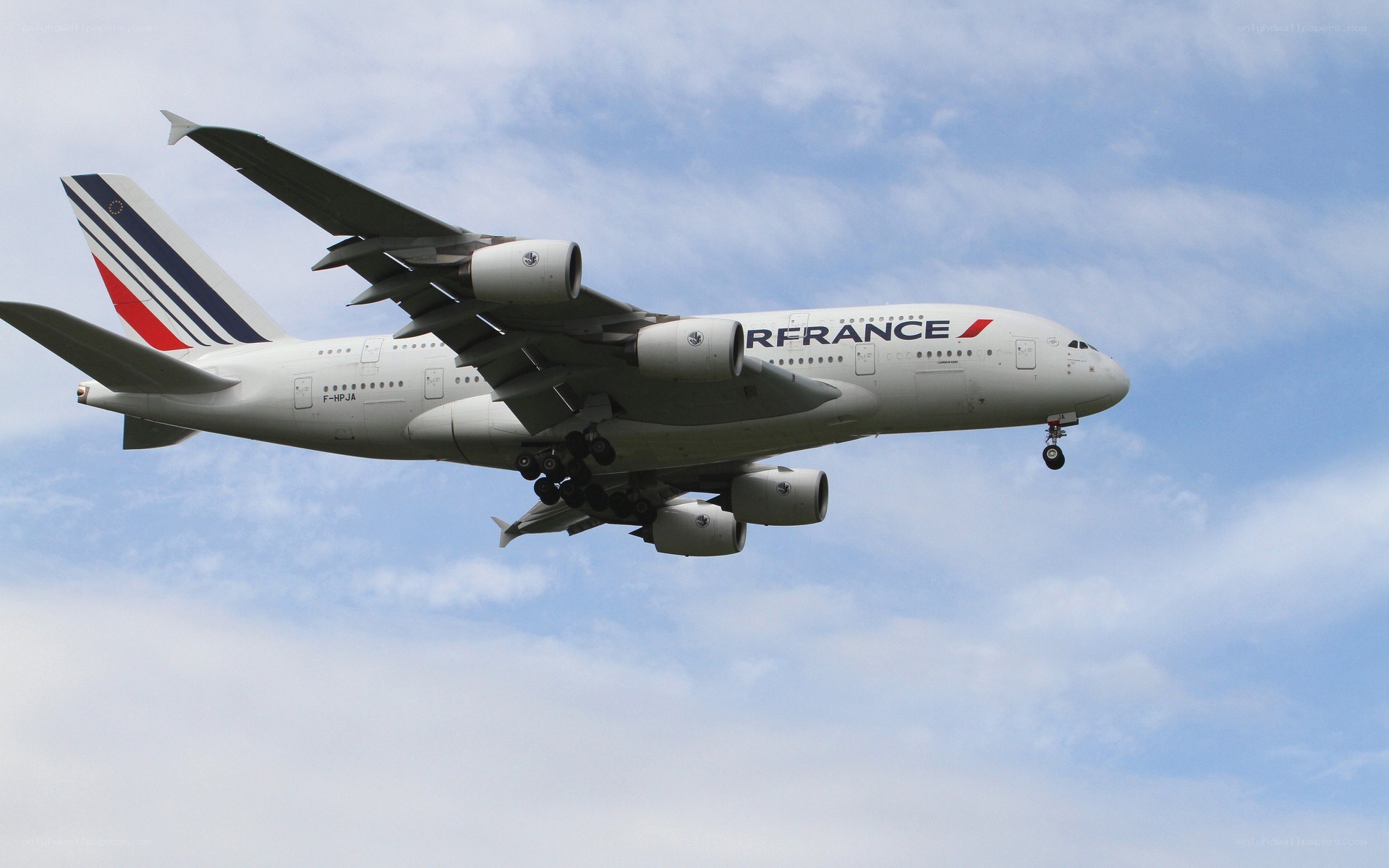 Airbus A380 in flight