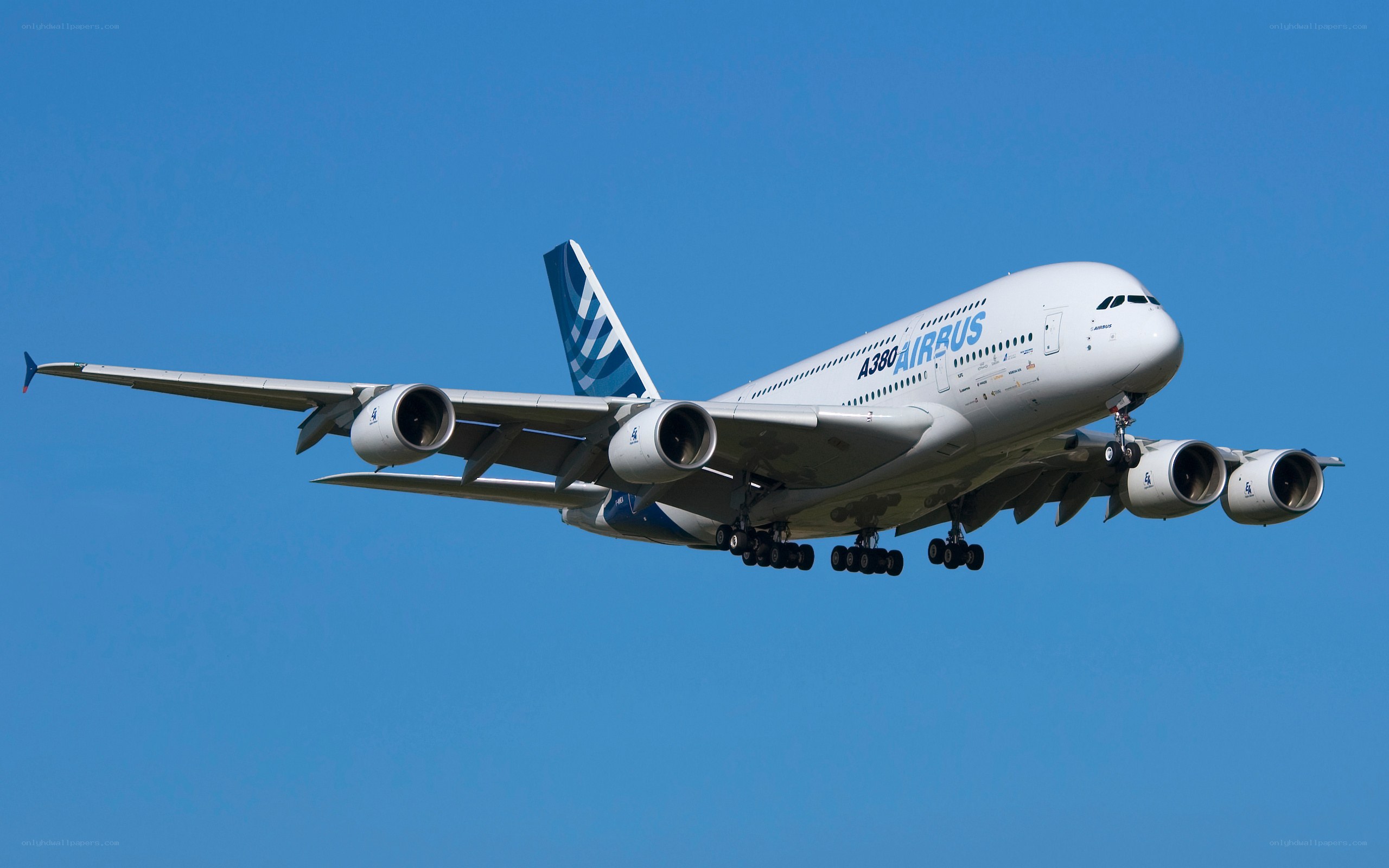 Airbus A380 in flight
