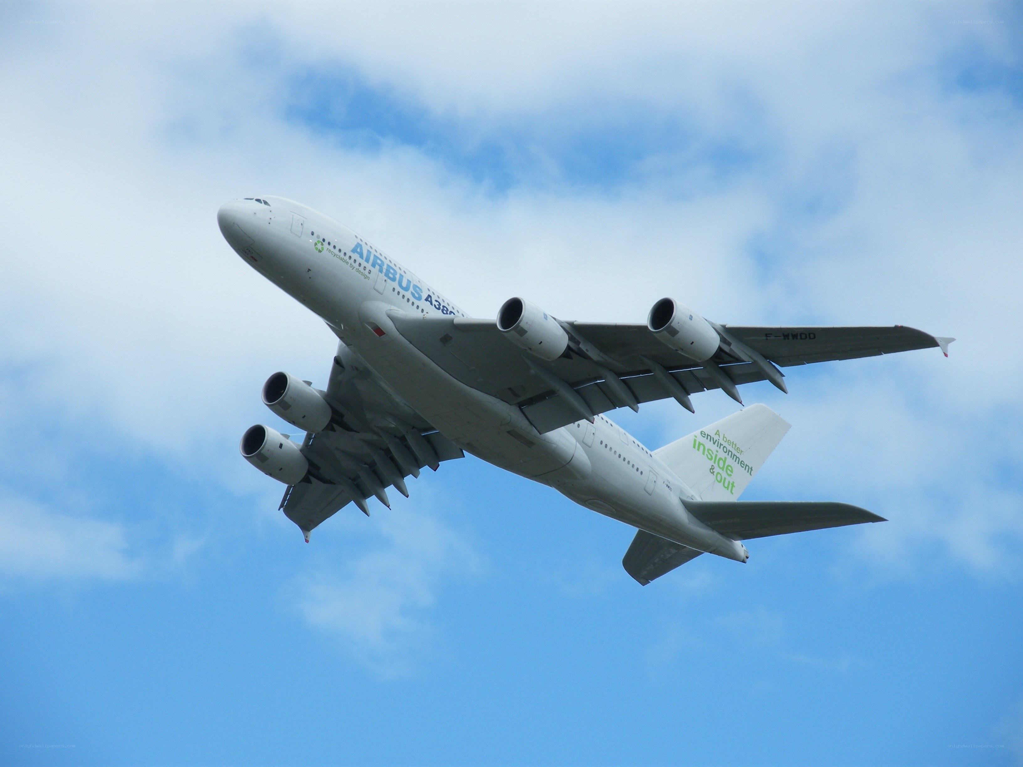 Airbus A380 in flight