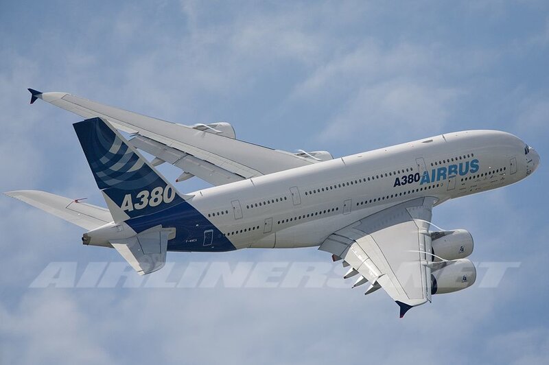 Airbus A380 in flight
