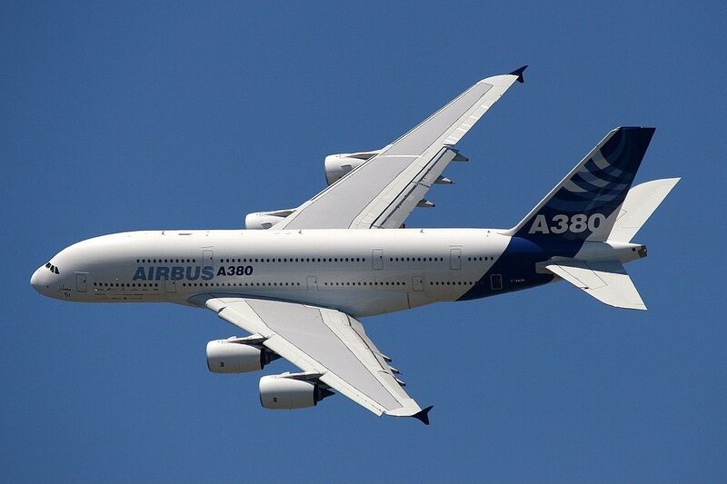 Airbus A380 in flight