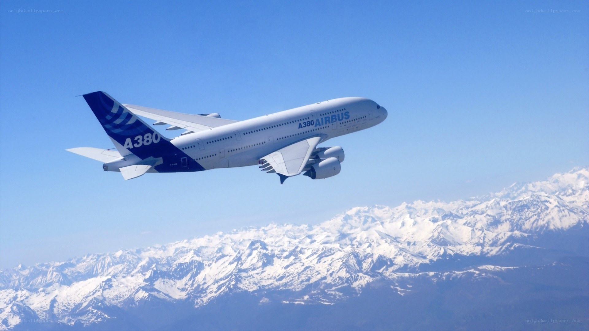 Airbus A380 in flight