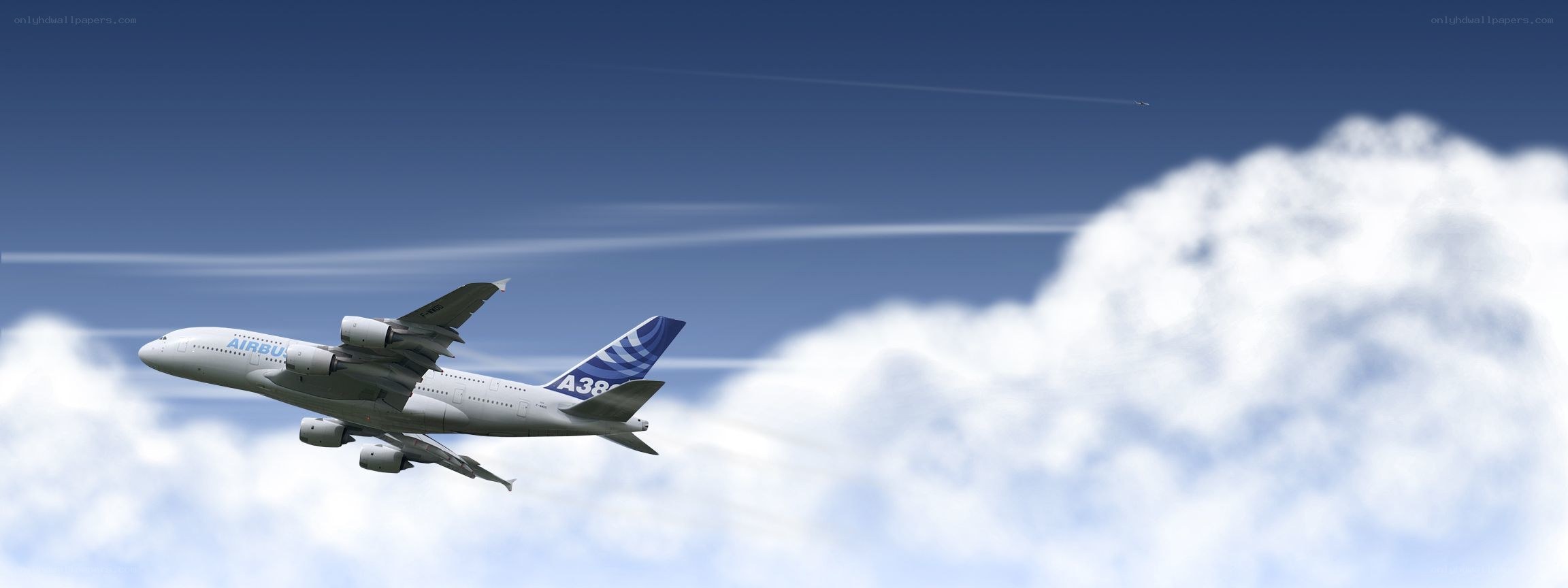 Airbus A380 in flight