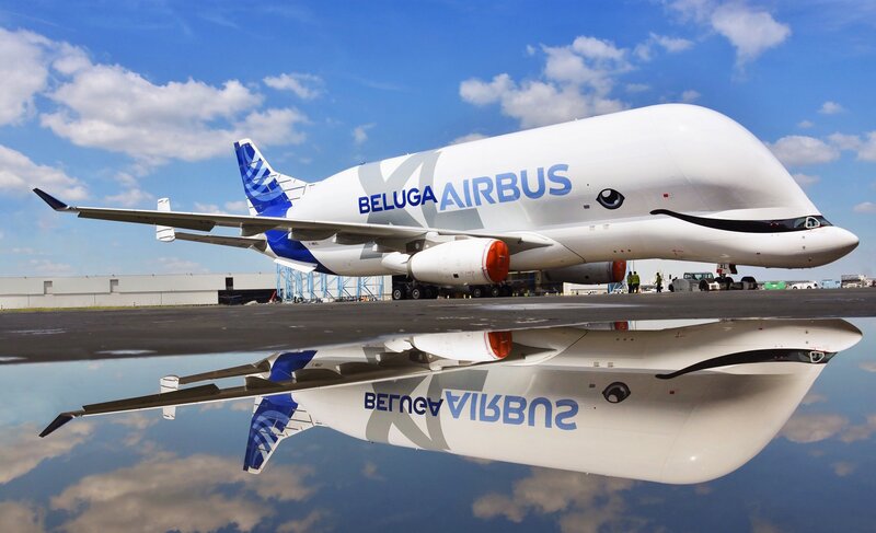 Airbus Beluga Aircraft — White