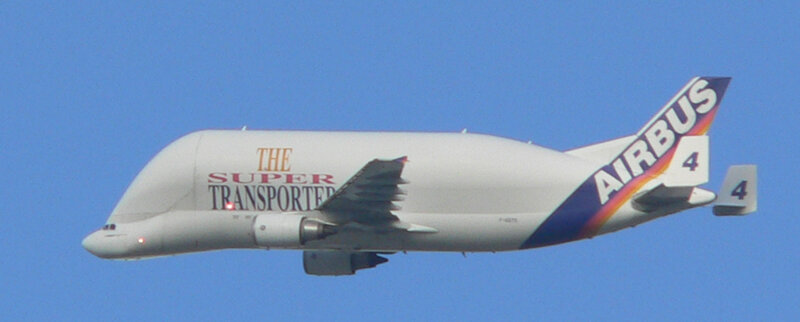 Airbus Beluga in flight