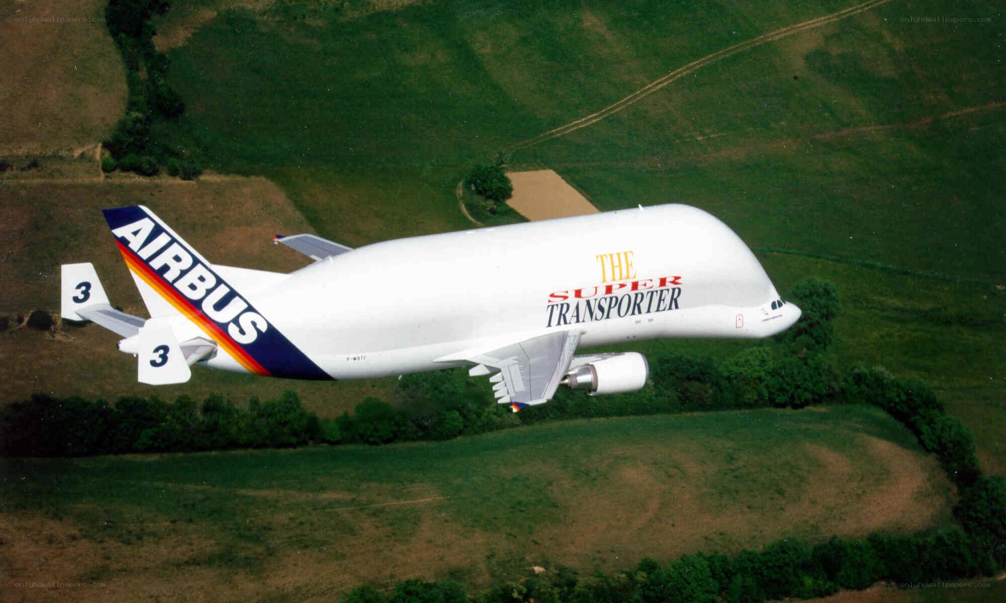 Airbus Beluga in flight
