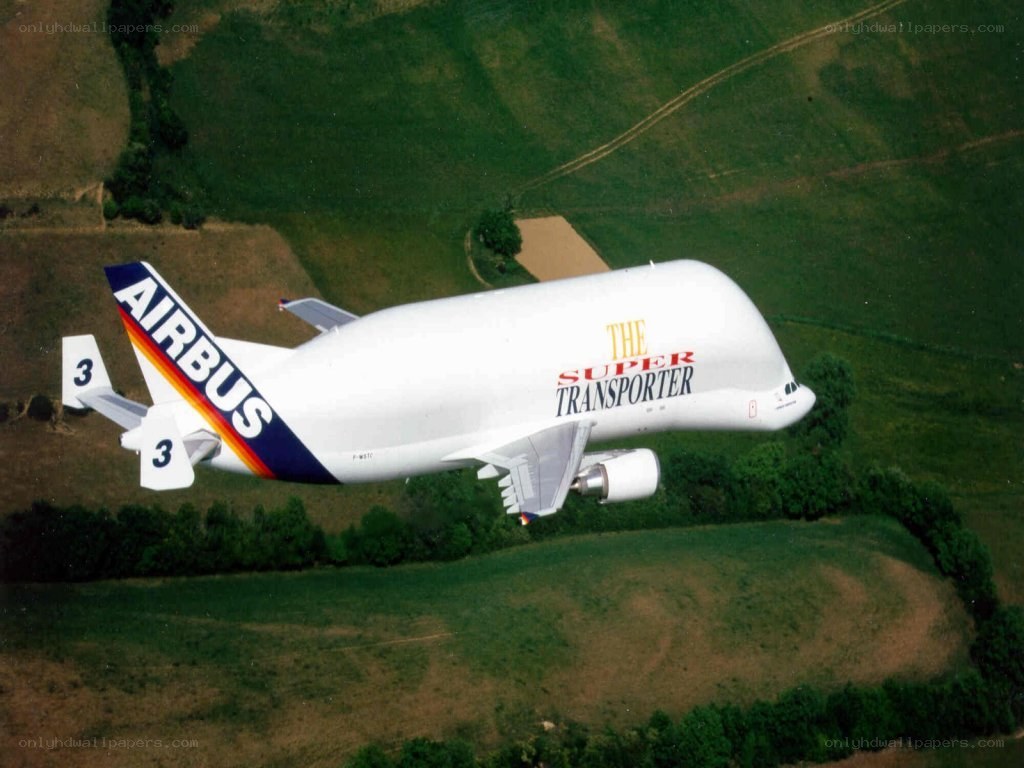 Airbus Beluga in flight