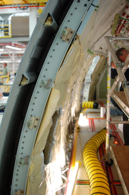 aircraft assembly interior
