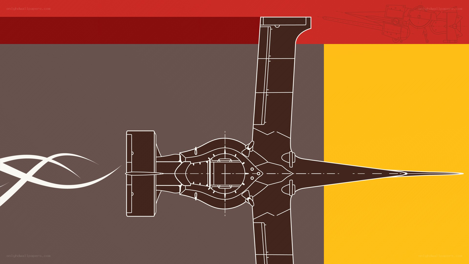 aircraft blueprint illustration