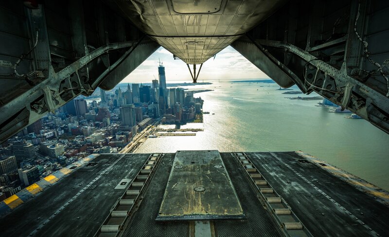 Aircraft Cargo Bay View — Gray