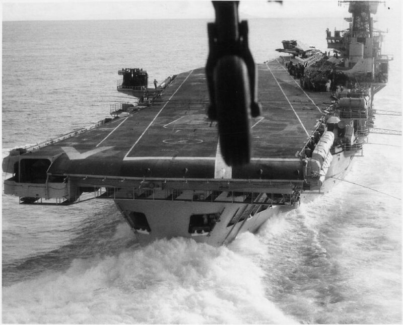 aircraft carrier at sea