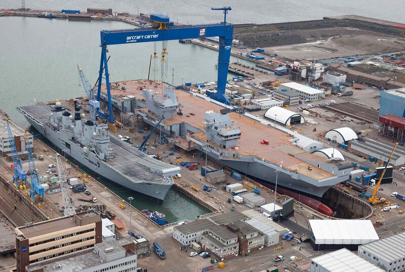 Aircraft Carrier Construction — Gray