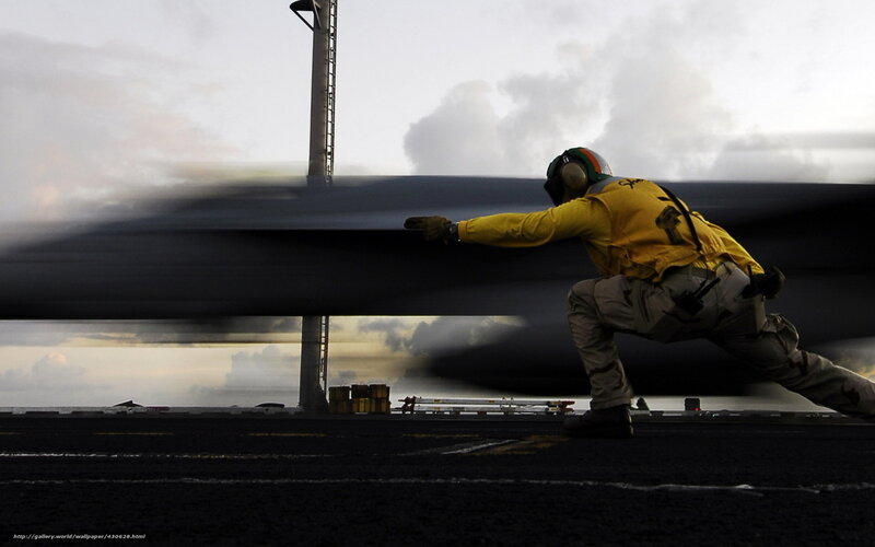 Aircraft Carrier Crew Member — Black