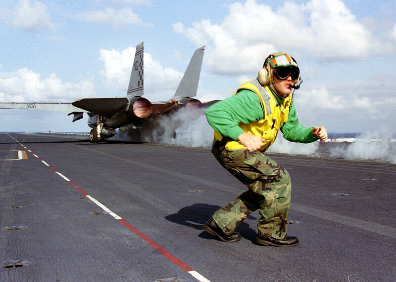 Aircraft Carrier Crew Member — Green