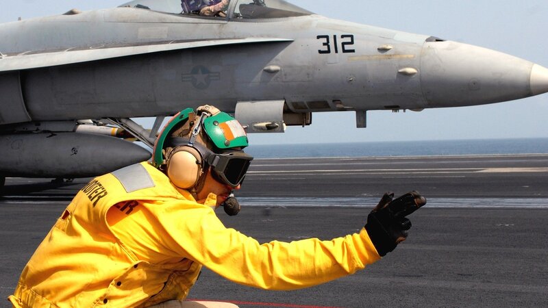 Aircraft Carrier Crew Member — Yellow, Active, Afternoon