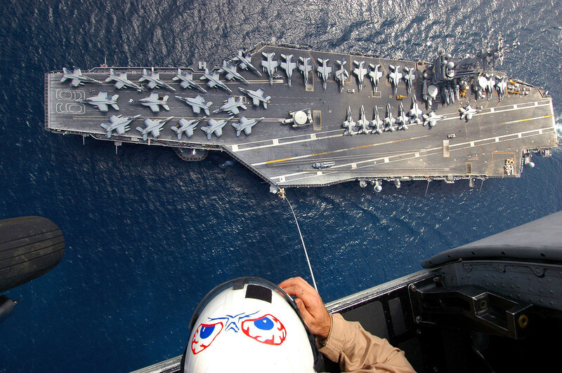 Aircraft Carrier Deck — Blue