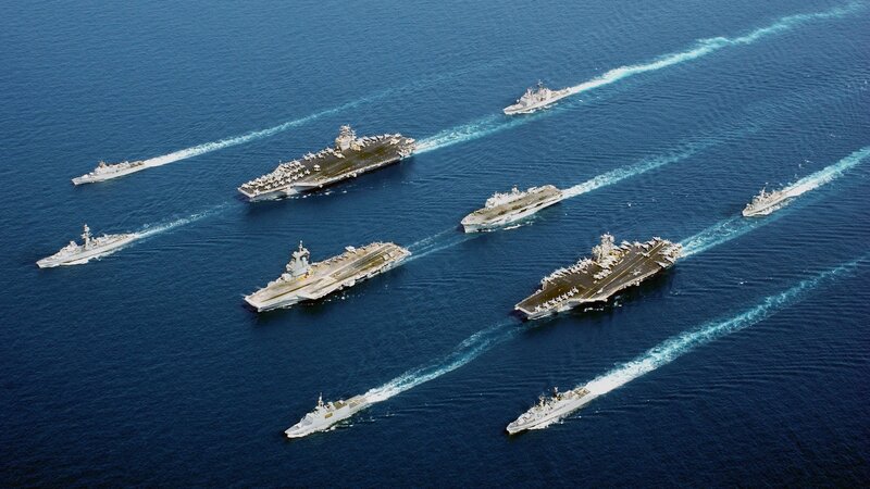 Aircraft Carrier Fleet — Dramatic