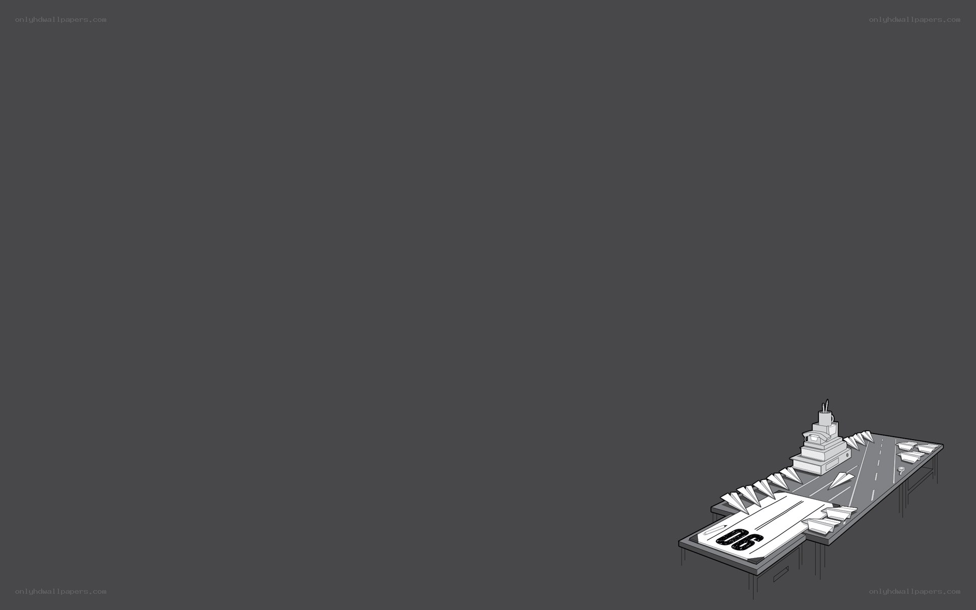aircraft carrier illustration