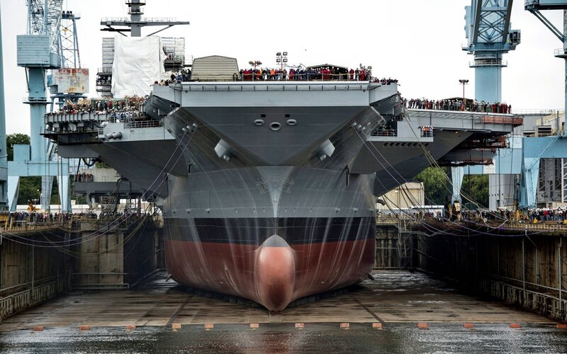 Aircraft Carrier in Dry Dock
