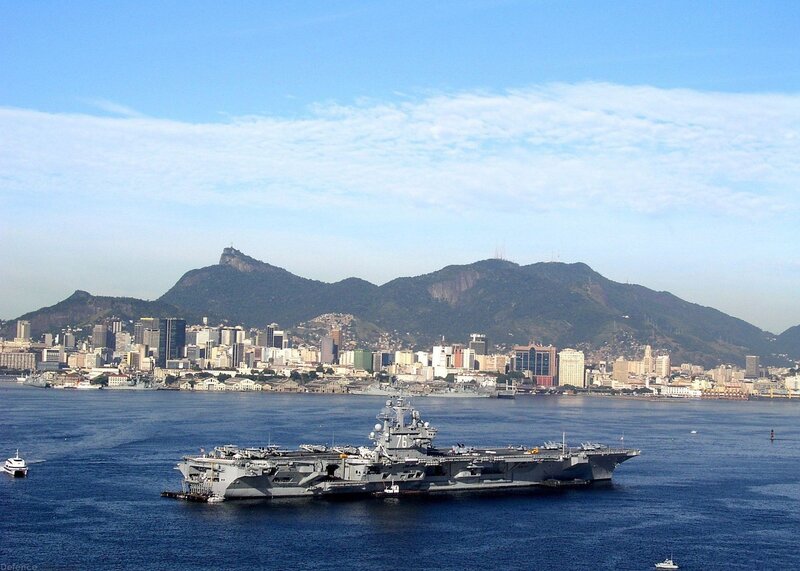aircraft carrier in rio de janeiro