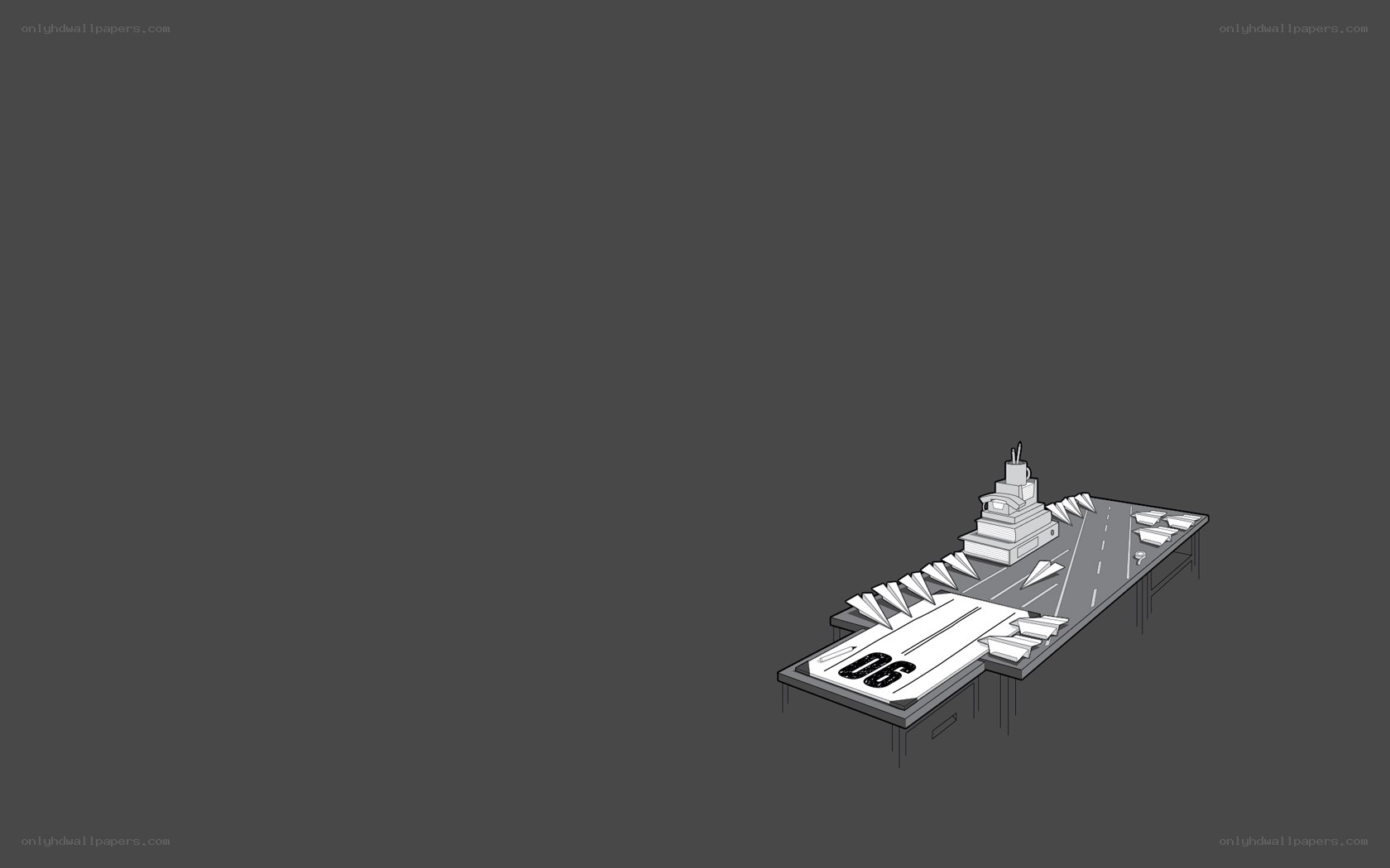 aircraft carrier model