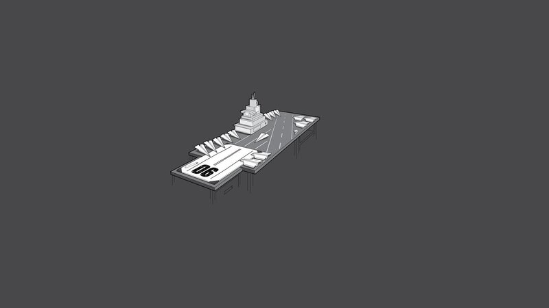 aircraft carrier model