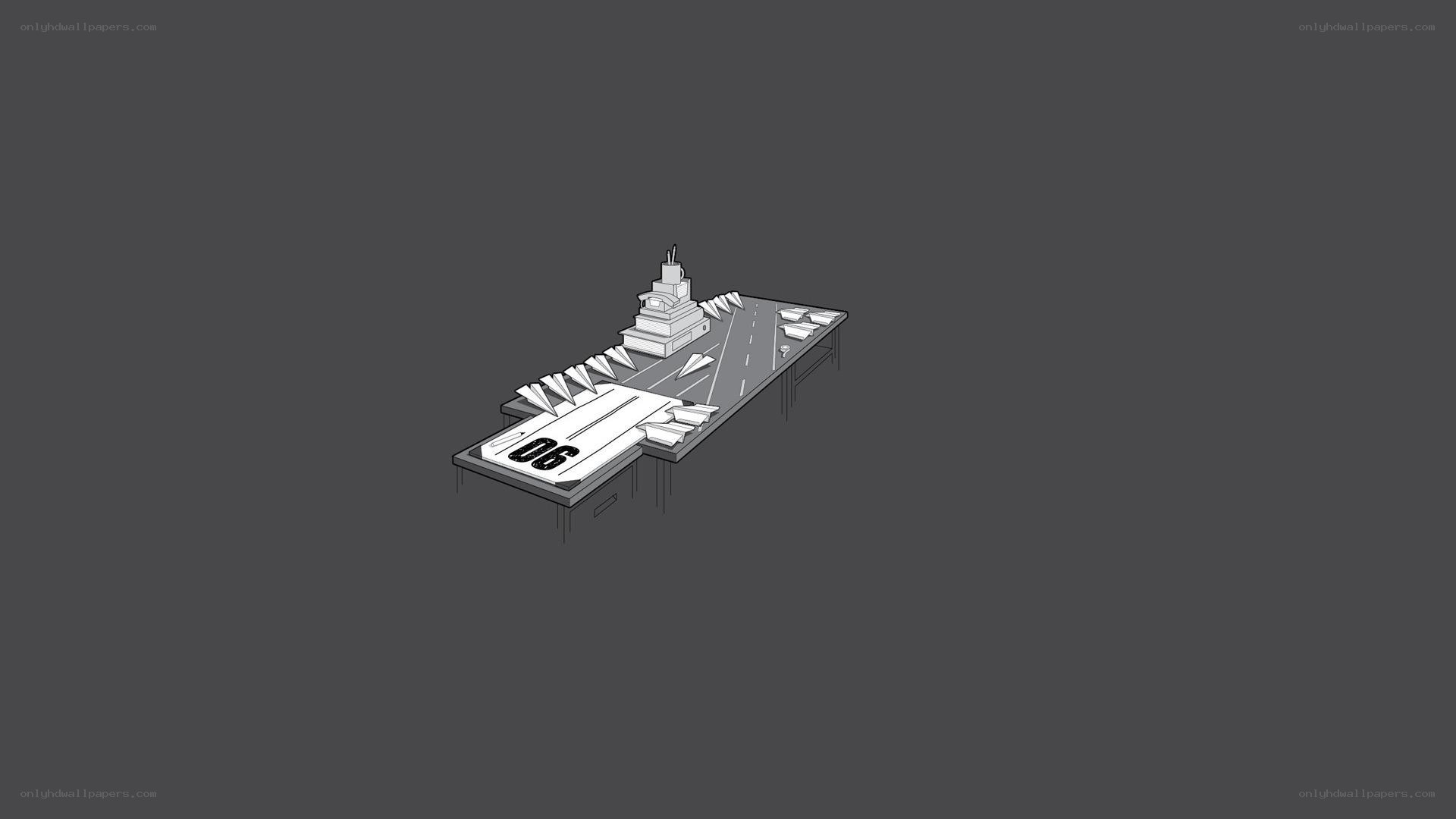 aircraft carrier model