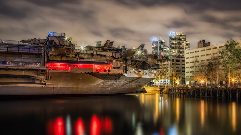 Aircraft Carrier Museum — Red