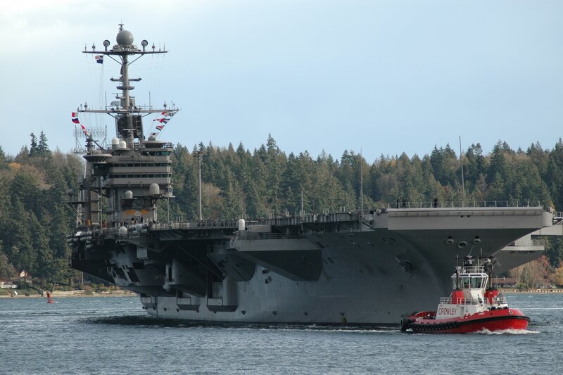 Aircraft Carrier Ship — Gray