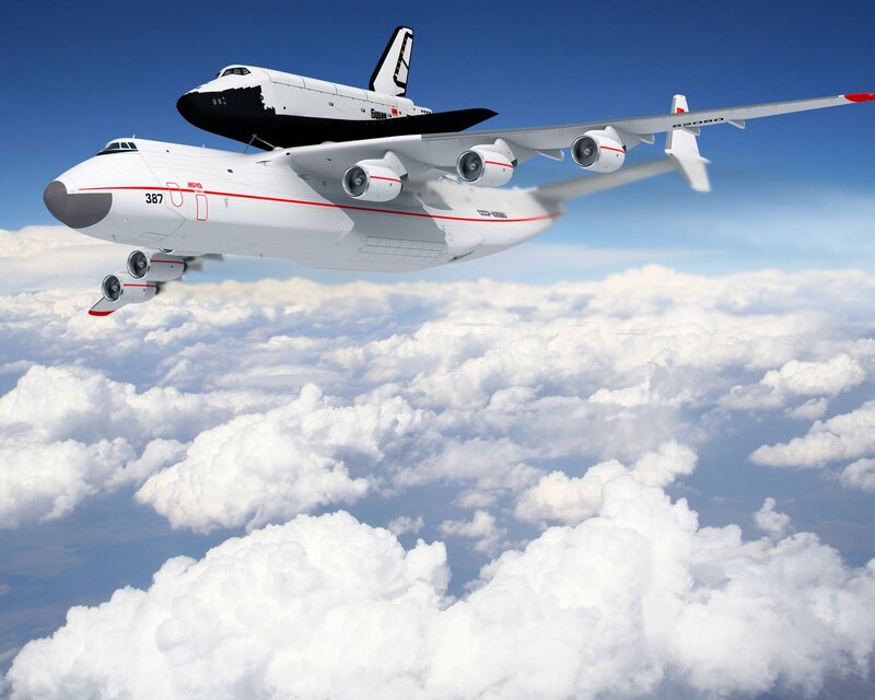 Aircraft Carrying Shuttle — White