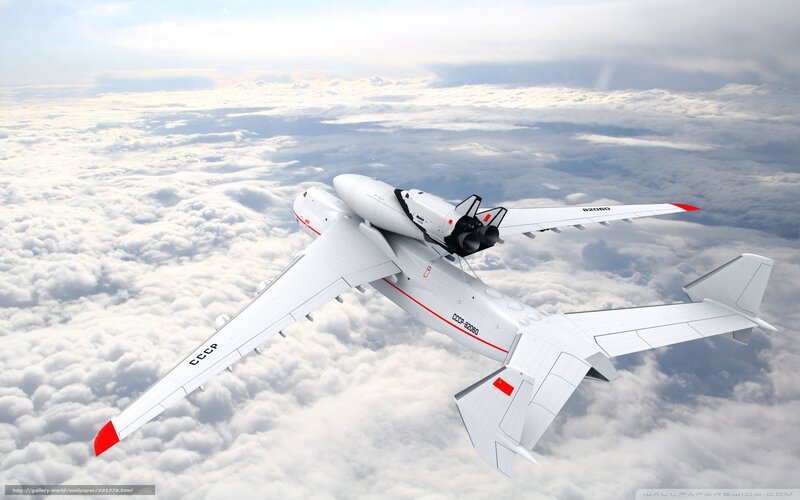 Aircraft Carrying Spacecraft — White, Serene, 3d Render