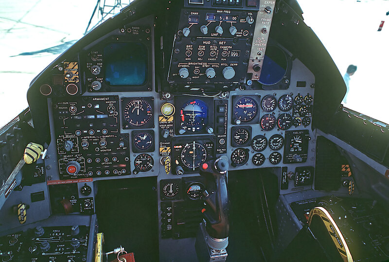 aircraft cockpit instrument panel