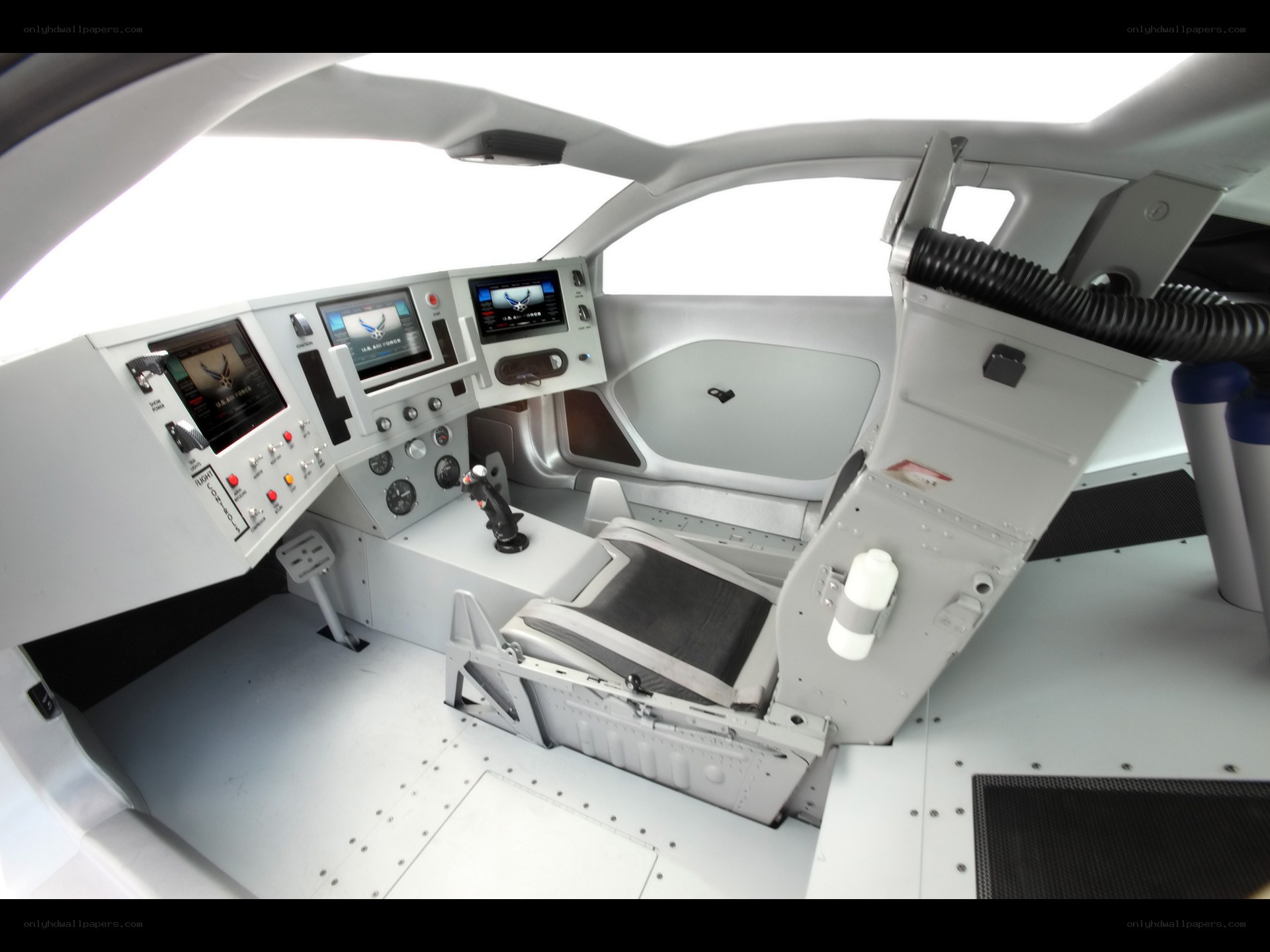 aircraft cockpit interior