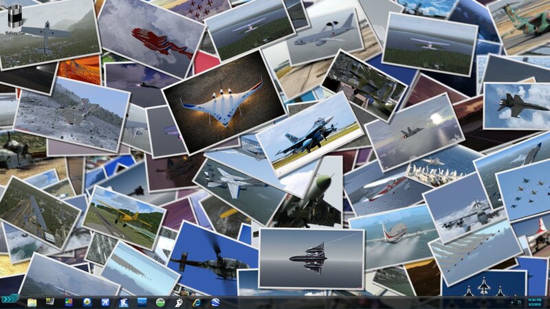 aircraft collage desktop